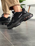 Кросівки Balenciaga Triple-S Clear Sole Black, фото 5