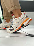 Кросівки Balenciaga Track Trainer "White/Orange", фото 4