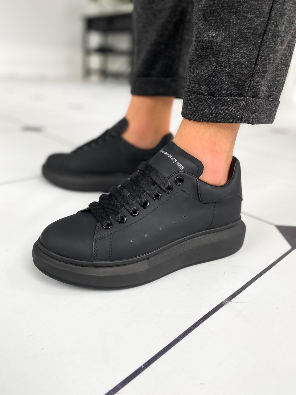 Кросівки Alexander McQueen Black Metal Premium