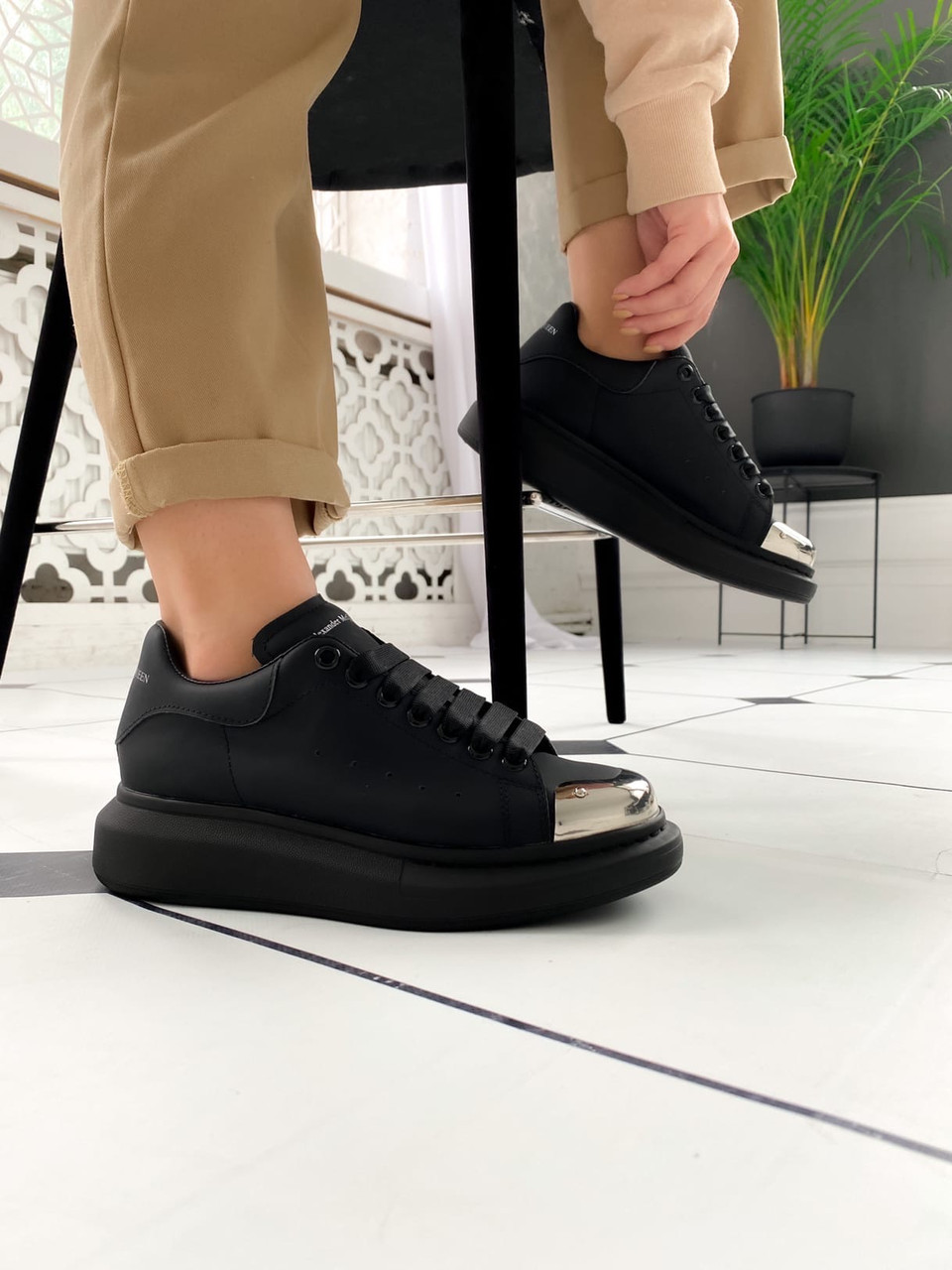 Кросівки Alexander McQueen Black Metal Premium