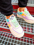 Nike Air Force 1 Shadow Blue-Pink, фото 4
