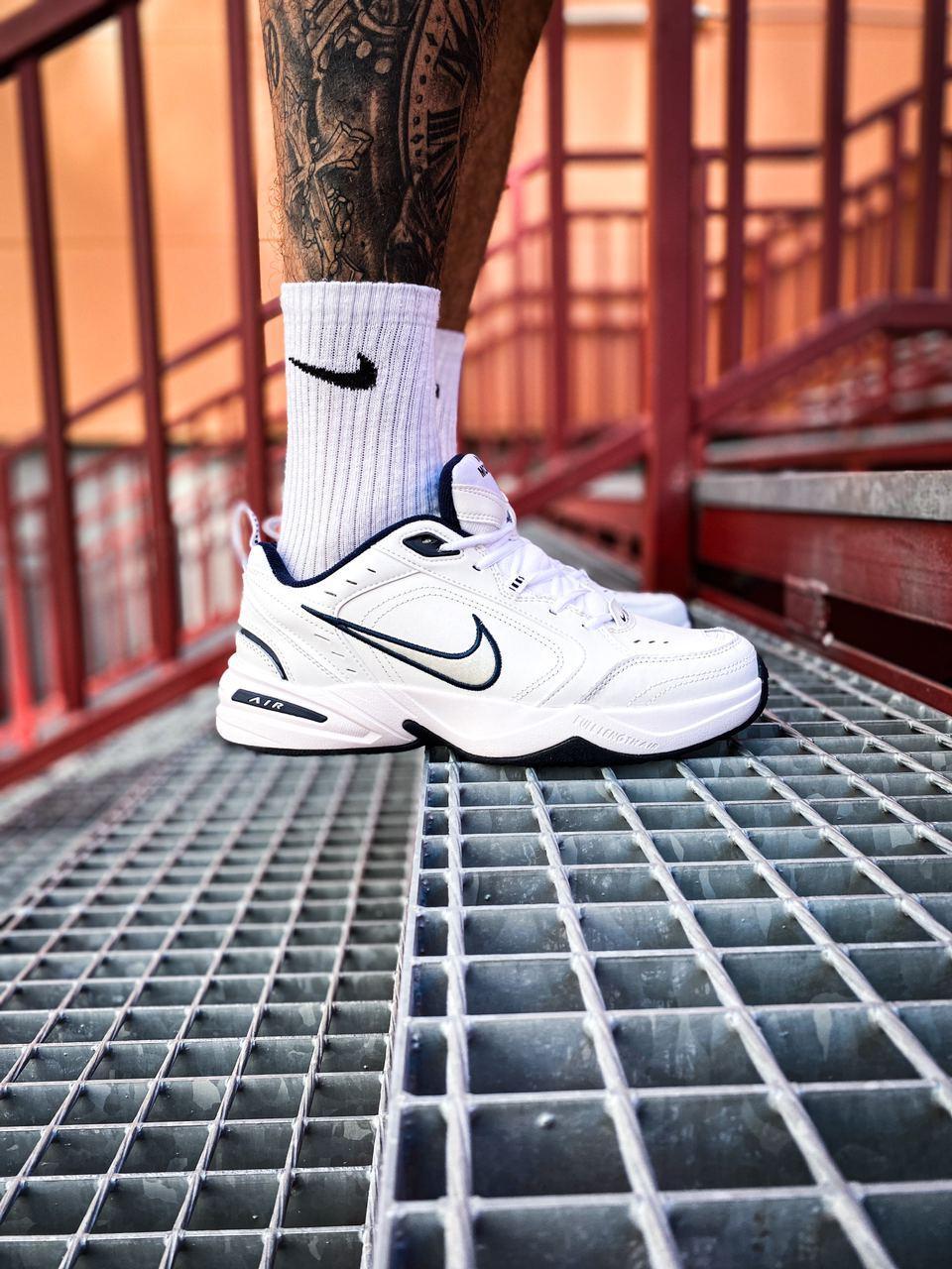 Nike Air Monarch IV "Silver/White"