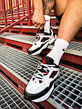 Nike M2K Tekno "White/Black/Red", фото 5