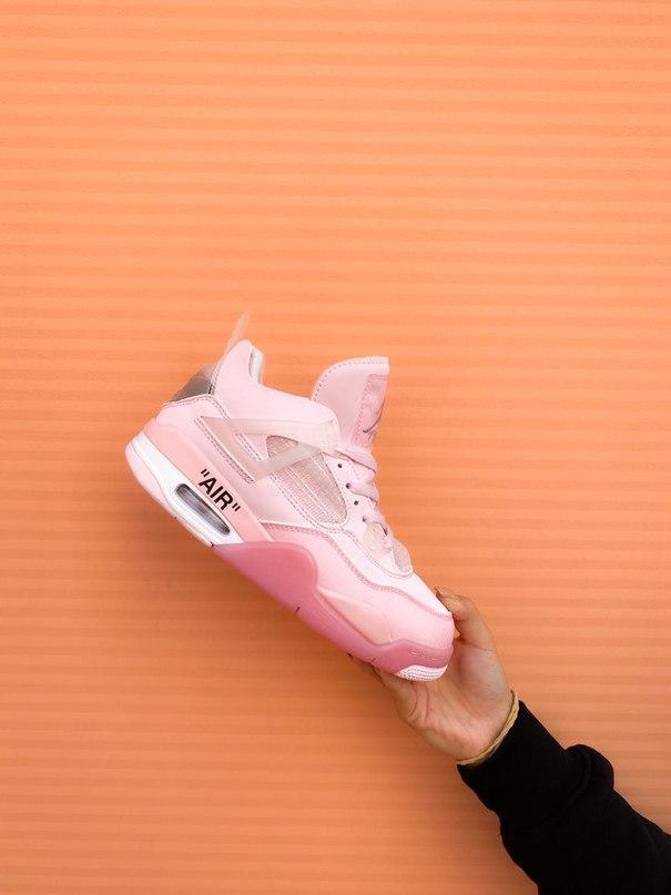 Nike Air Jordan 4 Retro Off-White "Pure Pink"