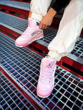 Nike Air Jordan 4 Retro Off-White "Pure Pink", фото 3