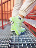 Nike Air Jordan 4 Retro Off-White "Neon Green", фото 4