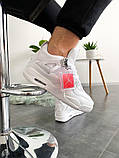 Nike Jordan Men Air Jordan 4 Retro Metallic Silver White-Pure Platinum, фото 4