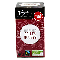 Чай белый с ароматом смеси ягод неферментированый в пакетиках органический Touch Organic,43,2г (24*1,8г)
