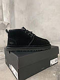 Зимові Ugg Men Neumel Black, чорні замшеві уггі мен ньюмел черевики угі Ugg Classic Short, фото 9
