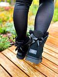 UGG Mini Bailey Bow Black, фото 3