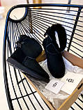 UGG Mini Bailey Bow Black, фото 9