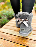 UGG Mini Bailey Bow Grey, фото 4