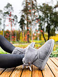 UGG Mini Bailey Bow Grey, фото 6