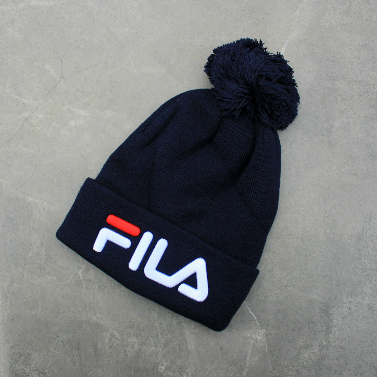 Шапка "FILA"( ТЕМНО СИНІЙ)