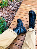 Жіночі черевики Dr.Martens Mono Black (Premium Термо) чорні шкіряні черевики др мартенс, фото 6