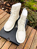 Dr.Martens 1460 White Cream Premium (FUR), фото 3