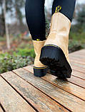 Dr.Martens Jadon Beige Patent Premium(FUR), фото 4