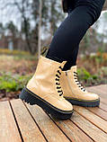 Dr.Martens Jadon Beige Patent Premium(FUR), фото 6