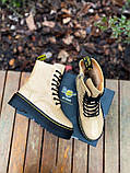 Dr.Martens Jadon Beige Patent Premium(FUR), фото 8