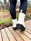Dr.Martens Jadon "White/Black Premium(FUR), фото 4