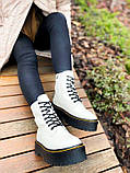 Dr.Martens Jadon "White/Black Premium(FUR), фото 5