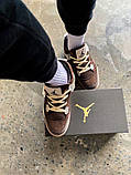 Nike Air Jordan 4 Mid OFF WHITE "BROWN", фото 7