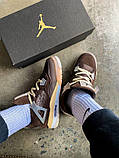Nike Air Jordan 4 Mid OFF WHITE "BROWN", фото 10