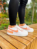 Nike Air Force Shadow "White Corall Pink", фото 5