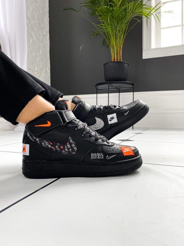 Nike Air Force 1 High Just Do it Pack Black