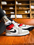 Nike Air Jordan 1 High OG Light Smoke Grey, фото 3