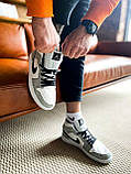 Nike Air Jordan 1 Mid Light Smoke Grey, фото 8