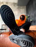 Nike AF1 Shadow "Black/Orange", фото 5