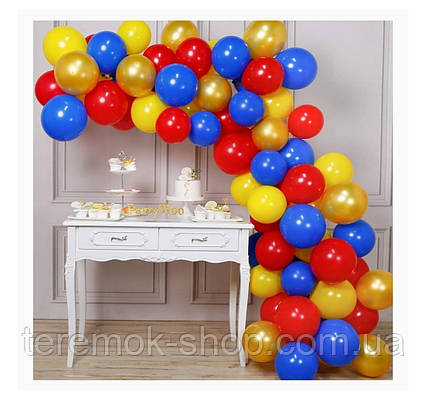 Комплект повітряних куль для фотозони-арки 85 шт