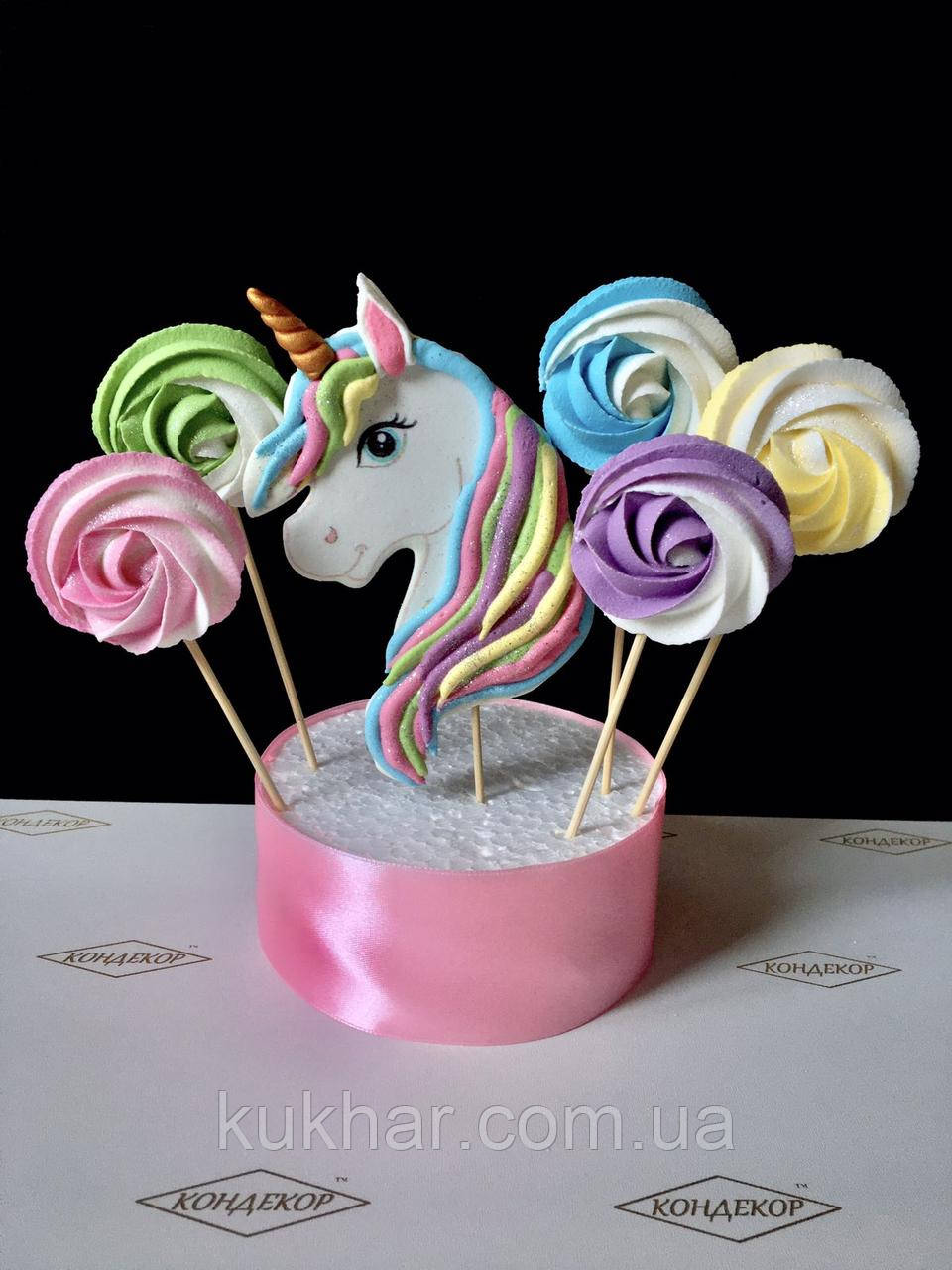 Набір для прикрашання тортів "Єдиноріг" топер, фото 1
