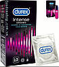 Презервативи Durex Intense Orgasmic з точками та ребрами, зі стимулювальним гелем 12 шт з збудливою змазкою, фото 5