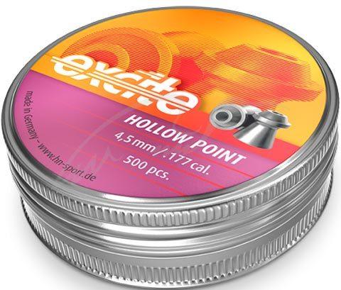 Кулі пневматичні H&N Hollow Point. Кал. 4.5 мм. Вага - 0.46 г. 500 шт / уп