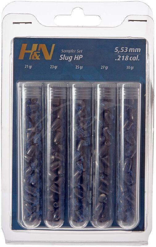 Кулі пневматичні H&N Slug Sampler Test Set. кал. 5.53 мм