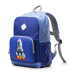 Рюкзак шкільний Upixel Super Class Senior-Синій юпіксель WY-U19-003M