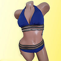 Роздільний Купальник жіночий синій молодіжний Розміри 42 44 46 44