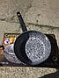 Сковорода з мармуровим покриттям з кришкою 24 см GF-051-24 24×6.5 см/3л, фото 4