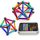 Неокуб магнітні кульки "Neo Mix Color" (36 кольорових паличок, 27 кольорових кульок) магнітний конструктор