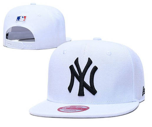 Кепка Snapback New York Yankees NY MLB Нью-Йорк Янкіз Біла, фото 1