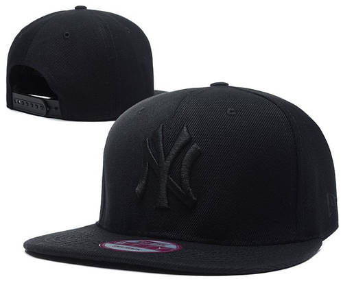 Кепка Snapback New York Yankees NY MLB Нью-Йорк Янкіз Чорна, фото 1