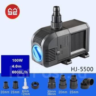 Помпа для ставка, насос для ставка/фонтана SunSun Hj-5500 (6000 л/год, 100 Вт, h — 4 м), фото 1