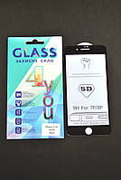 Захисне скло iPhone 7 + / 8 + 3D / 6D Black 4you