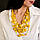 Жовте намисто з дерева "Спогади Насті" в етнічному стилі, фото 9