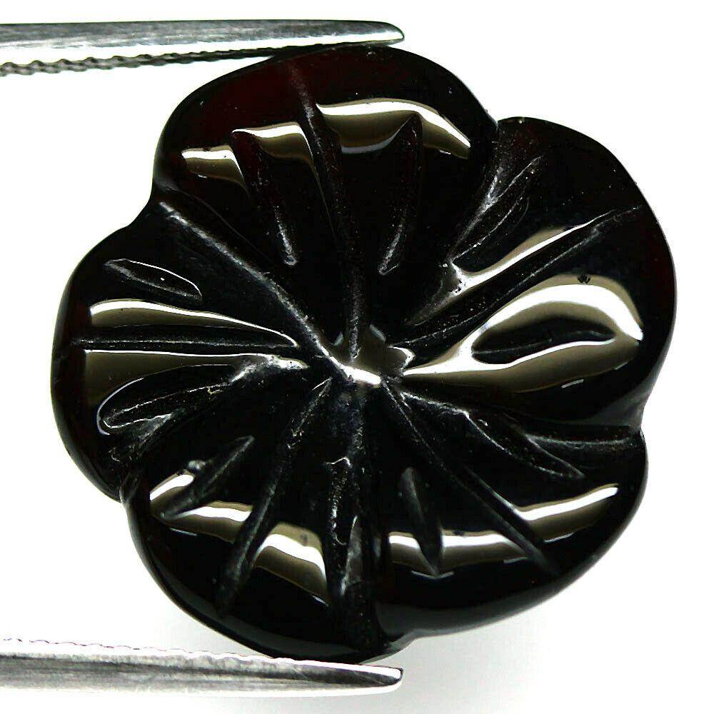 14.92 Природний чорний онікс різь