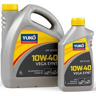 Моторна олива YUKO Vega Synt 10w40 SG/CD, 1л Для бензинових і дизельних двигунів легкових автомобілів і мікроавтобусів 5