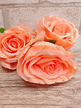 Троянда штучна, головка d-8cm, h-8cm, фото 2