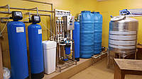 Обладнання для бізнесу з продажу питної води, пункт очищення води "під ключ", 250 л очищеної води на годину